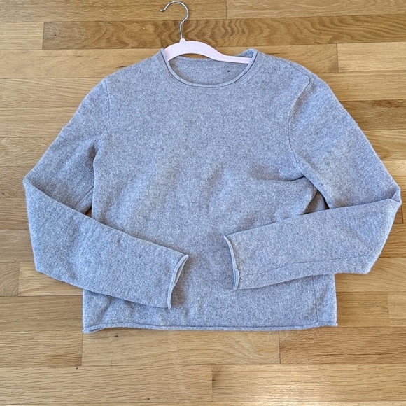 Aqua cashmere women's sweater size small (tag fell off) in beige/brown - Picture 2 of 5